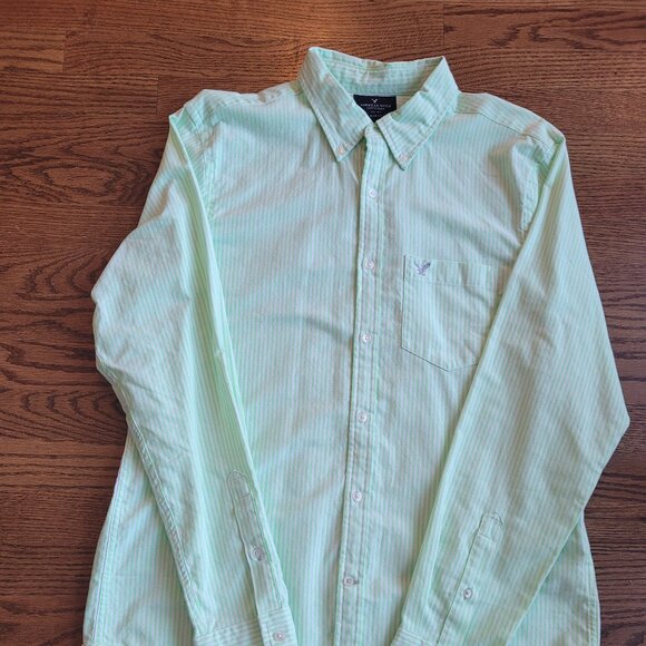 Lot of 3 American Eagle Button Down Shirts Size Large AE L - Picture 11 of 14